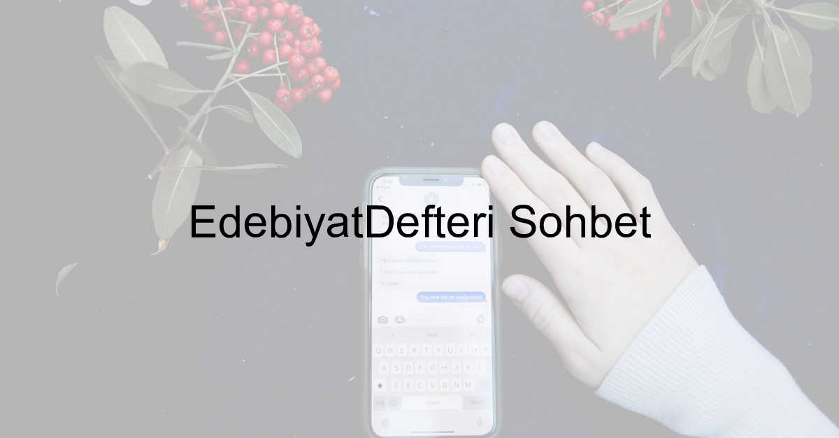 EdebiyatDefteri Sohbet