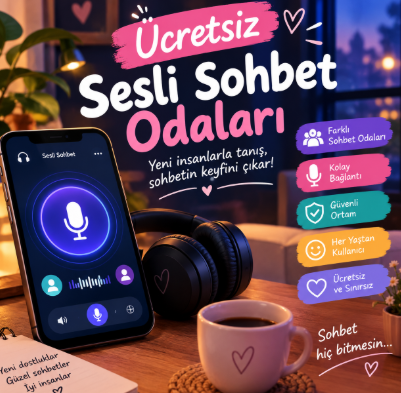 Ücretsiz Sesli Sohbet Odaları